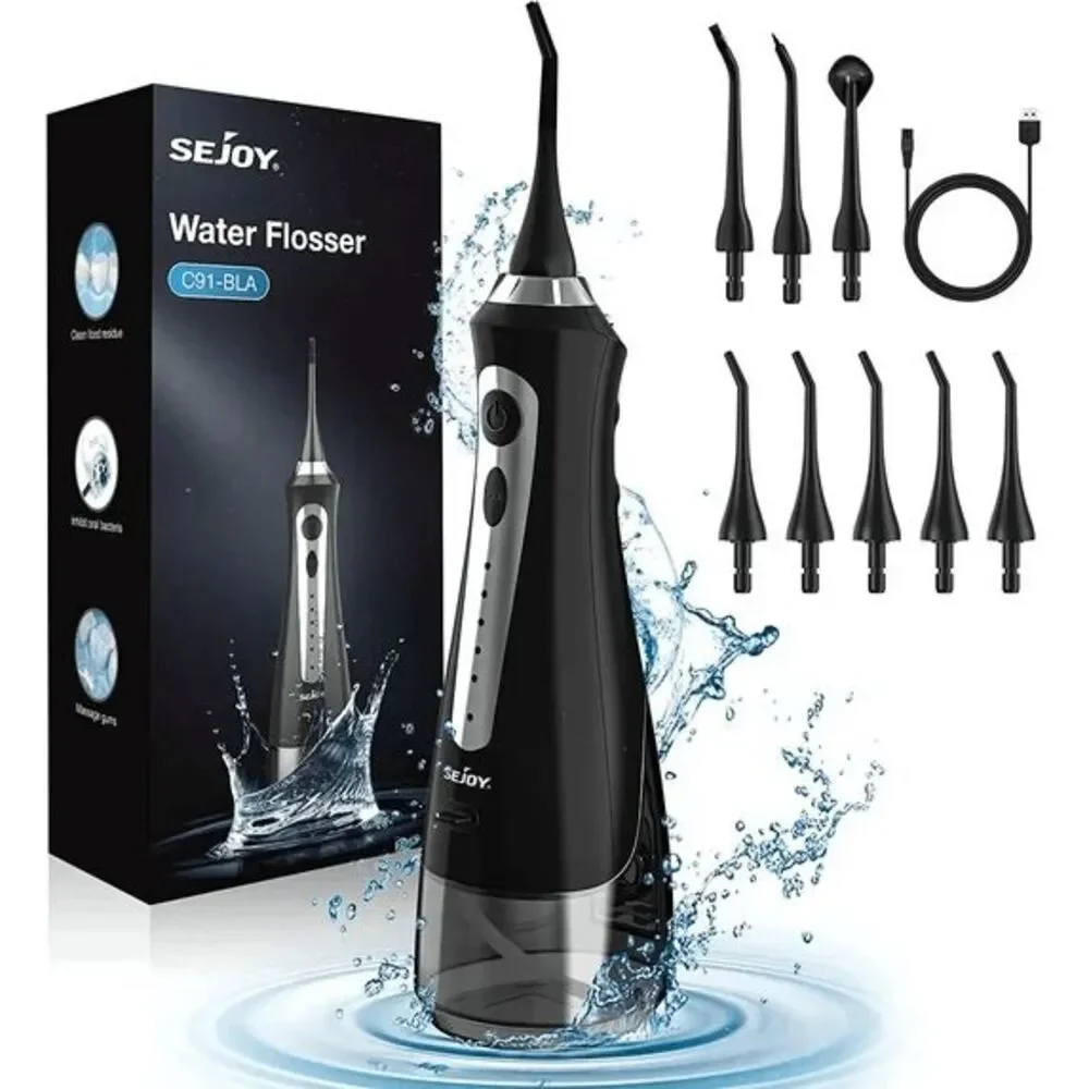 Water Flosser Waterpik Teeth Cleaner Cordless and Rechargeable